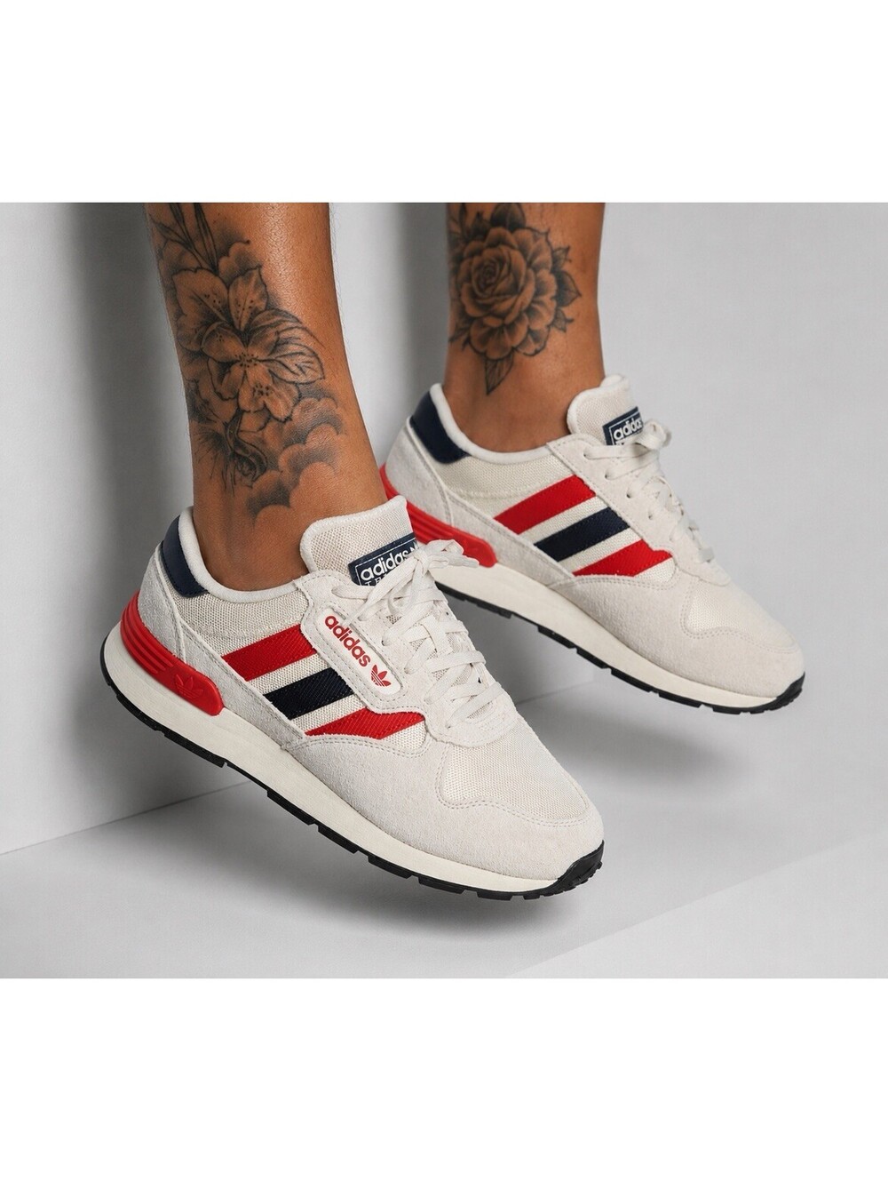 adidas Originals Treziod 2 Mens Size 11 Retro Casual Sneakers NWOB White Red